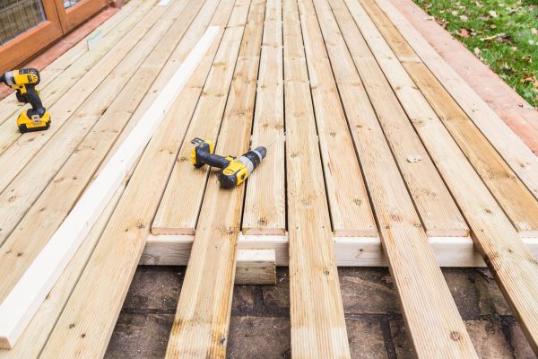 Damaged Deck Boards Repair in Woodstock
