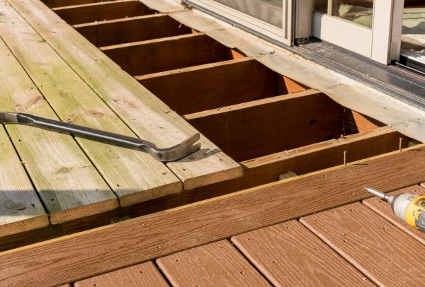 Old Deck Repair in Woodstock