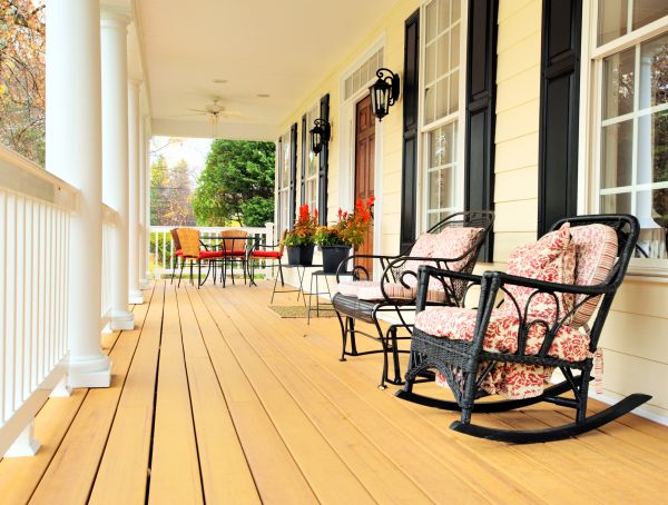 Porch Construction in Woodstock