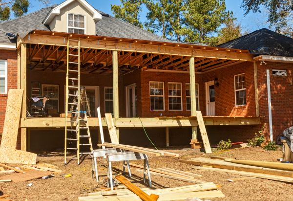 Sagging Deck Repair in Woodstock