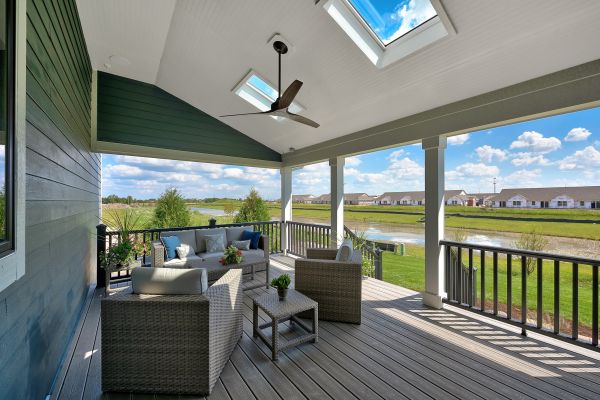 Covered Deck Construction in Woodstock