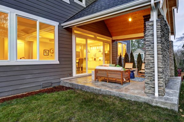 Back Porch Construction in Woodstock