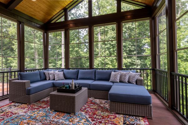 Enclosed Deck Installation in Woodstock