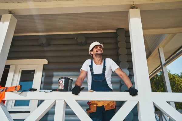 Porch Ceiling Construction in Woodstock