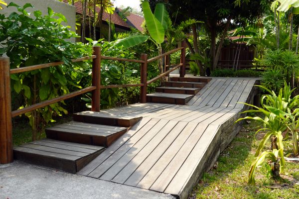 Wood Ramp Installation in Woodstock