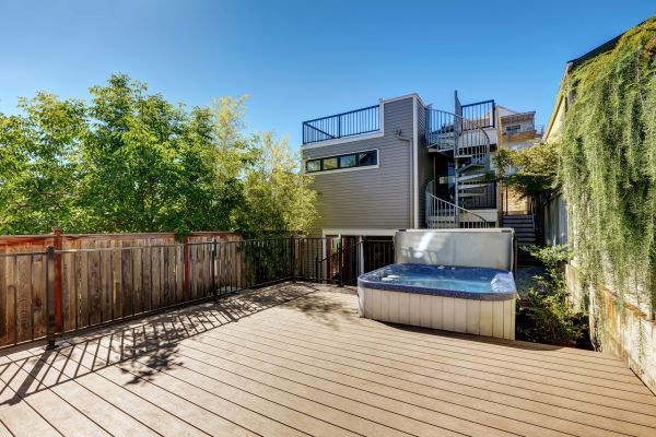 Hot Tub Deck Installation in Woodstock