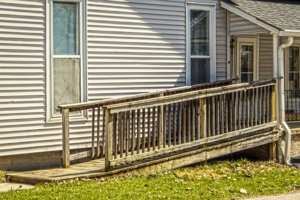 Porch Ramp Construction in Woodstock