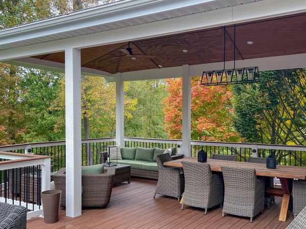 Deck Enclosure Construction in Woodstock