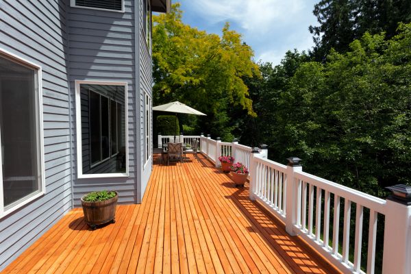 Cedar Deck Construction in Woodstock