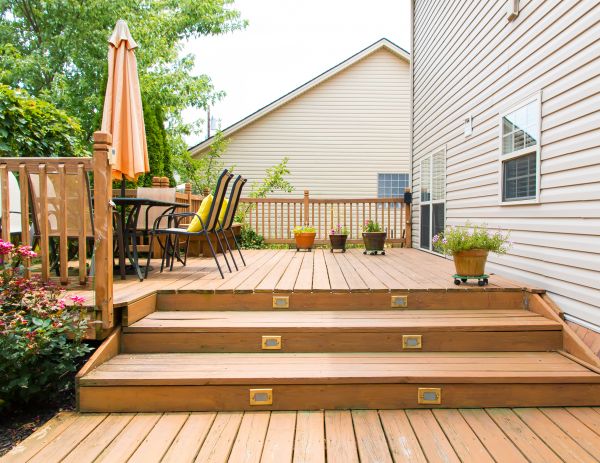 Wooden Patio Installation in Woodstock