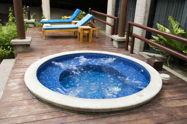 Hot Tub Deck Construction in Woodstock