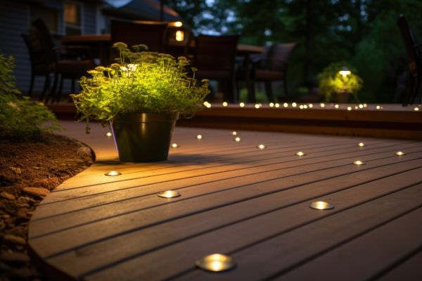 Ground Level Deck Construction in Woodstock