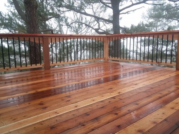Cedar Deck Repair in Woodstock